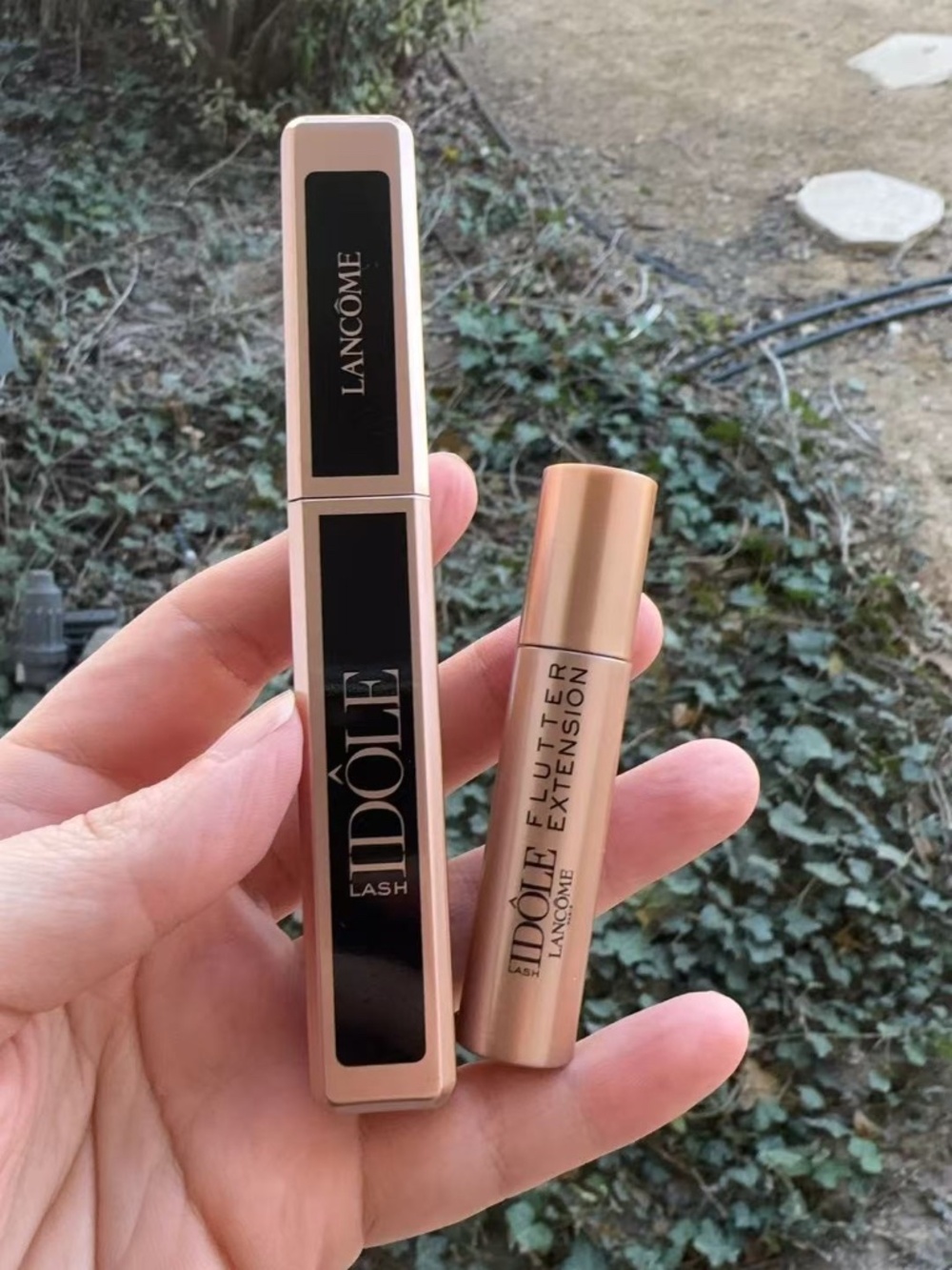 Lancome Lash Idole Mascara Set - Full Size + Deluxe Mini Flutter Extension Duo